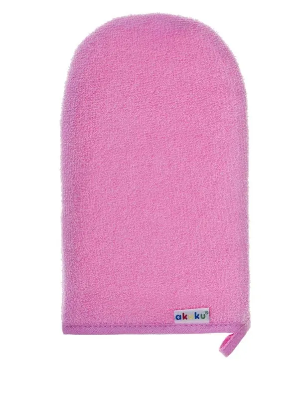 Akuku Washing glove terry pink