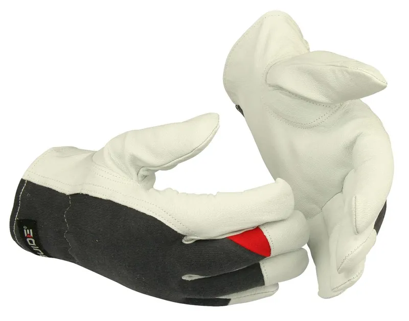 Guide Gloves 55 Handske läder, öppen krage 9