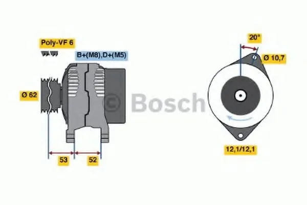 Generator BOSCH 0 986 049 231