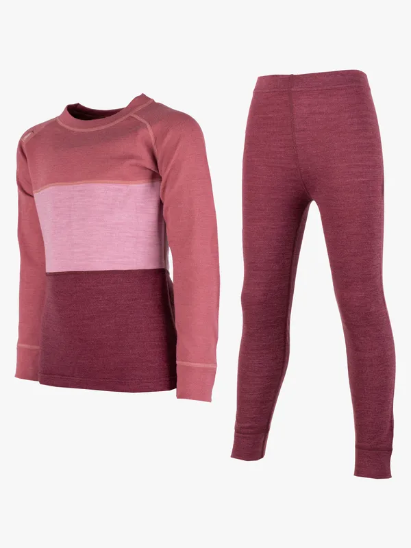 Lindberg Bamboo Merino Underställ, Blush/Rose, 170