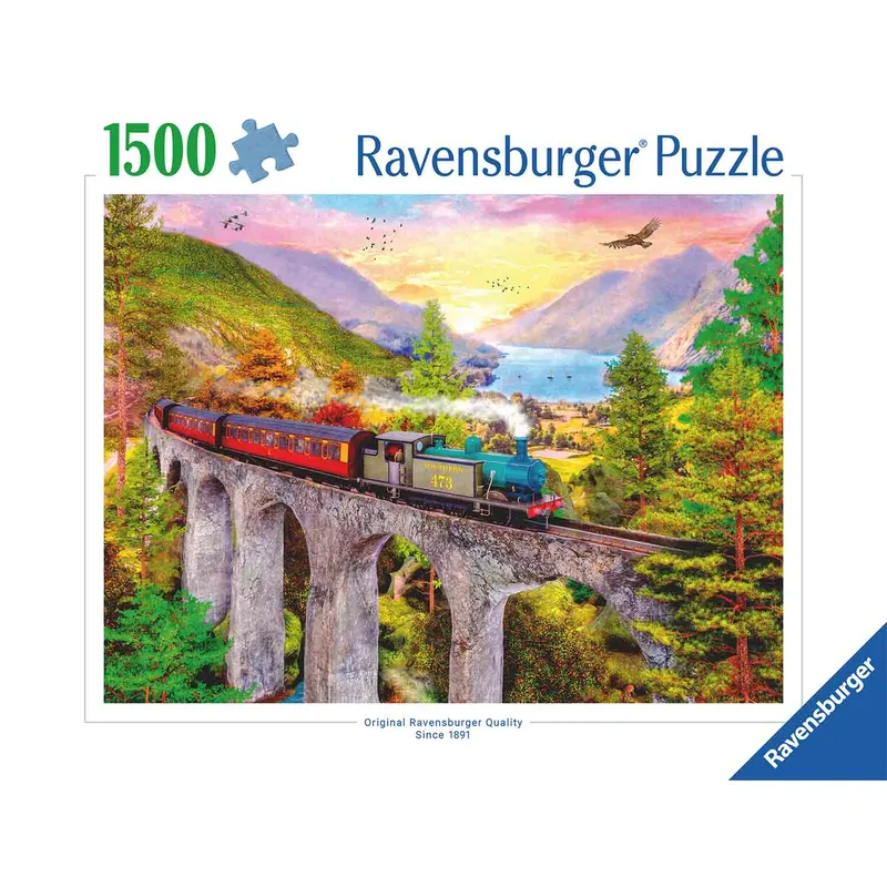 Pussel Autumn Viaduct 1500 bitar, Ravensburger