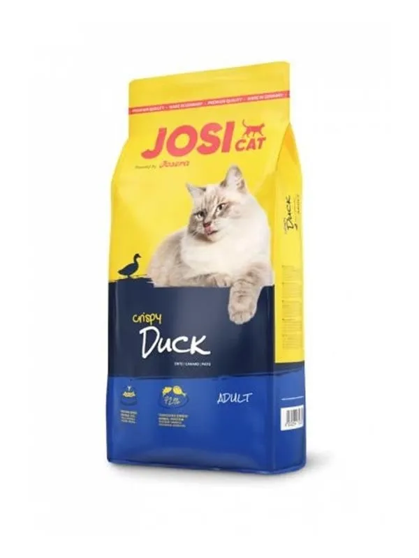 JOSERA JosiCat Crispy Duck - torrfoder för katt - 10 kg