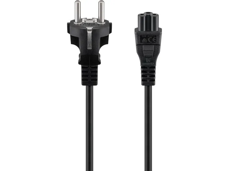 Pro Power Cable C5 (Mickey Mouse) - Black - Straight - 1 m