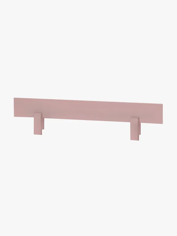 Hoppekids Sängskydd - ECO Comfort - 100×22,5 cm - Pale Rose
