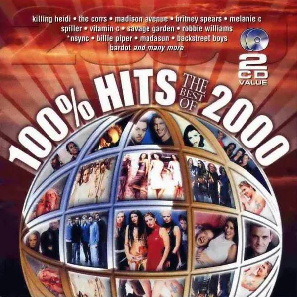 CD VARIOUS – 100% Hits Best of 2000 9548392262 Warner Music Au 2000 Australien Rap & Hip-Hop/R&B Begagnad
