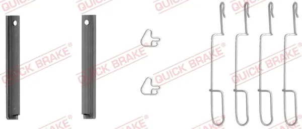 Monteringssats, bromsbelägg QUICK BRAKE 109-1280