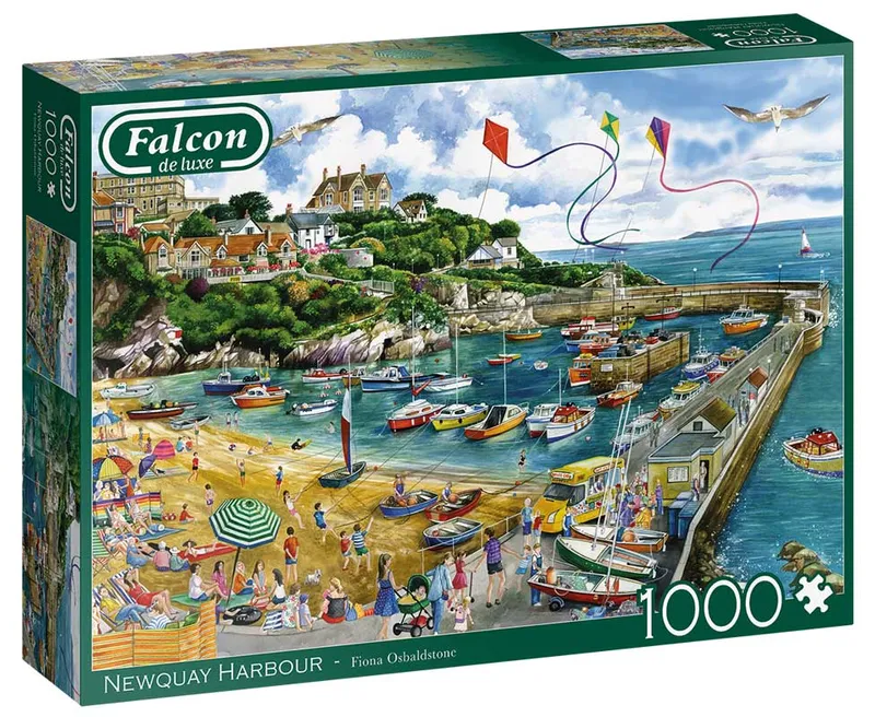 Pussel – Hamnen i Newquay, England 1000 Bitar