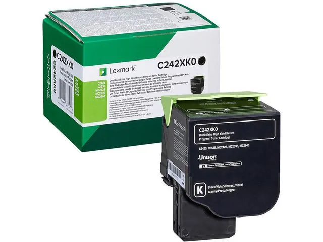 Lexmark C242XK0 / Extra High Capacity Black Toner