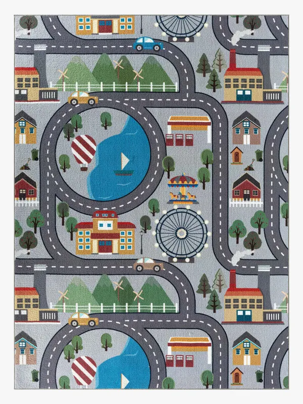 KMCarpets Vägmatta 120×160 cm, Grå