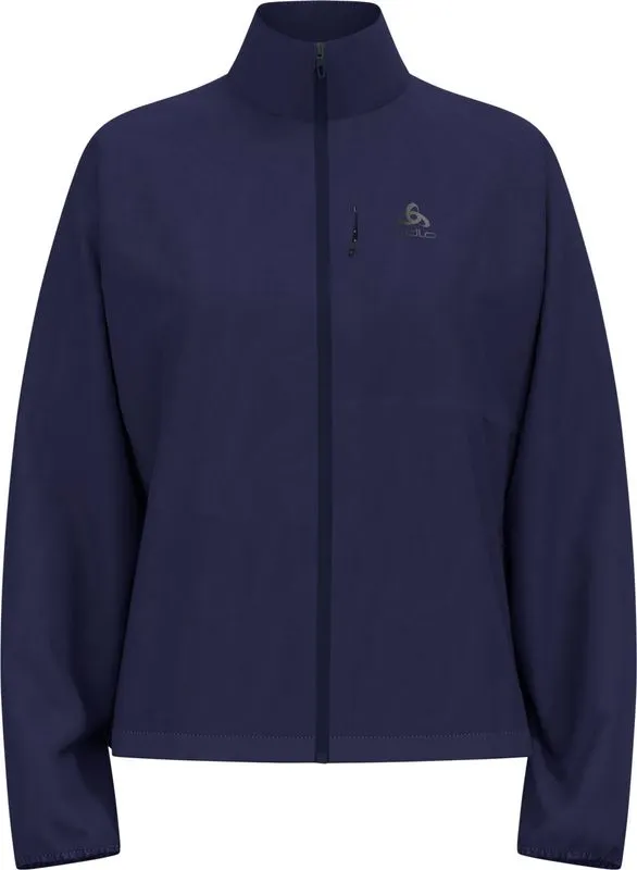 Odlo Zeroweight Jacket W Dam Blå XS | Löparjacka