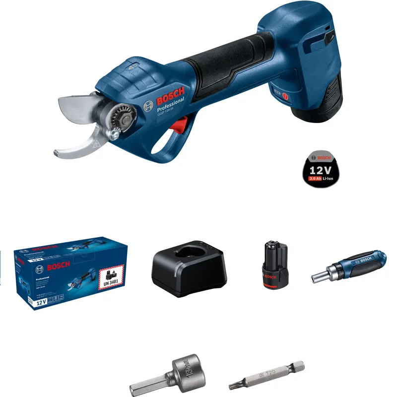 Bosch GGP 12V-25 Sekatör med batteri och laddare