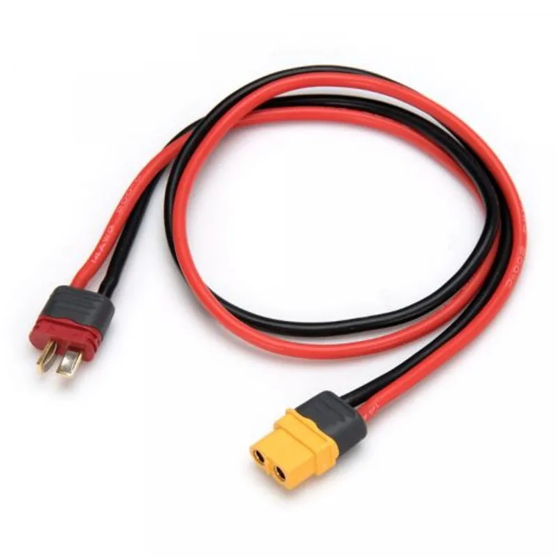 Laddkabel T-kontakt Hane till XT60 14AWG 500mm