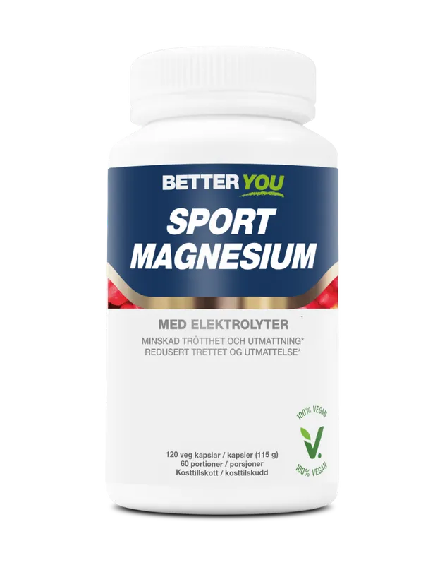 BETTER YOU Better You Sportmagnesium 120 kapslar