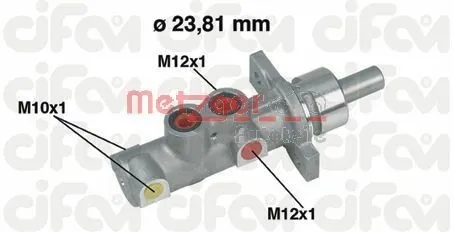 Huvudbromscylinder METZGER 202-362