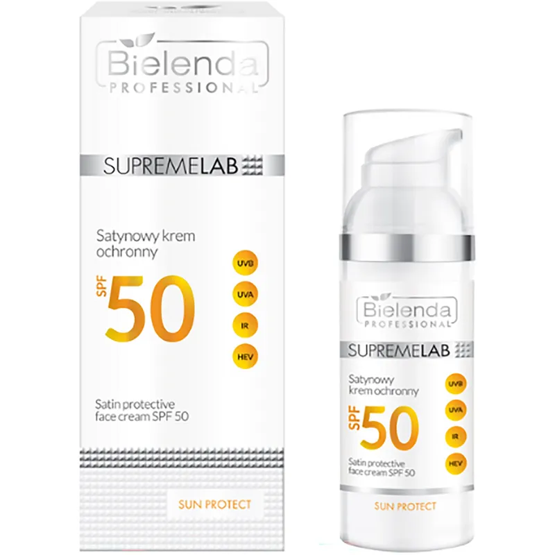 Bielenda Professional SUPREMELAB SUN PROTECT Satin Protective Face Cream SPF 50 50 ml
