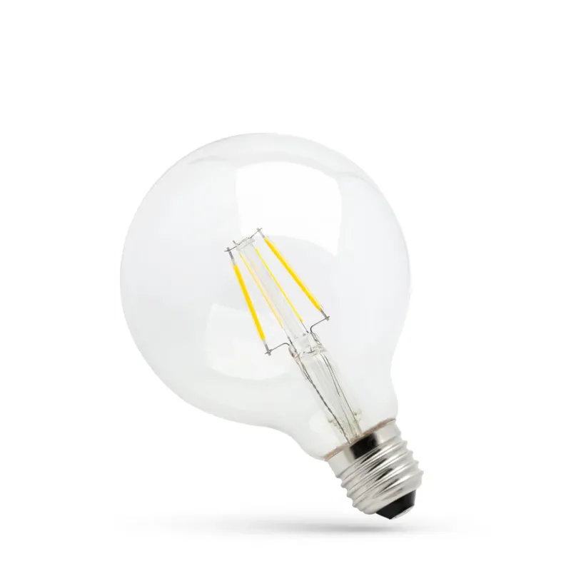 Spectrum 4W LED Globepære - G95, karbontråd. E27
