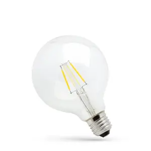 Spectrum 4W LED Globepære - G95, karbontråd. E27
