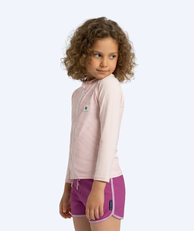 Watery UV tröja för barn - Fjord Långärmad Rashguard - Rosa - UV kläder barn