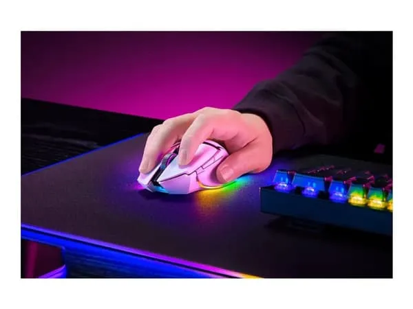 Razer Basilisk V3 Pro 35K trådlös gamingmus 35000 DPI, vit