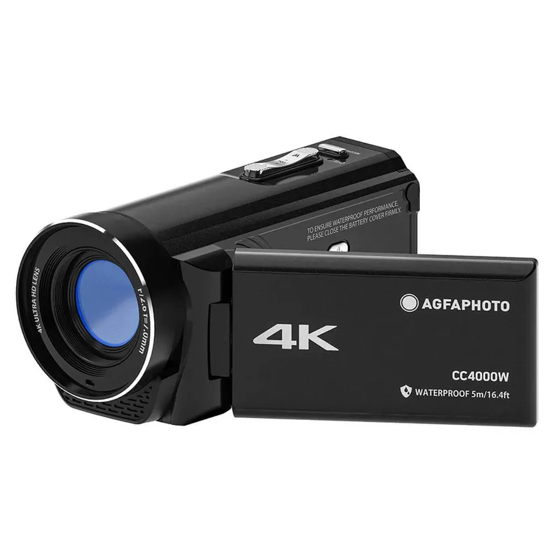Agfa Photo Realimove CC4000 - Camcorder 4K - Waterproof - Black