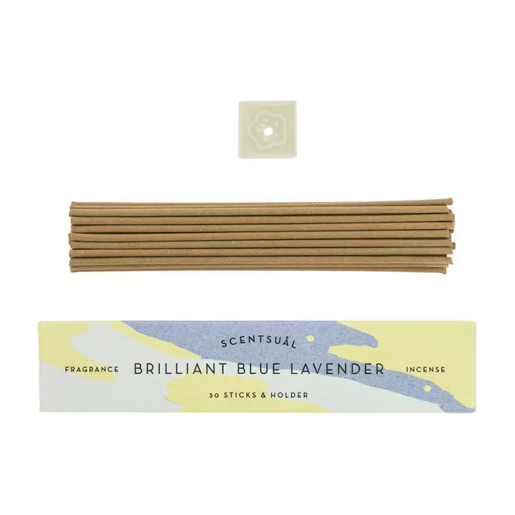 Rökelse Scentsual Brilliant Blue Lavender 30st - Nippon Kodo