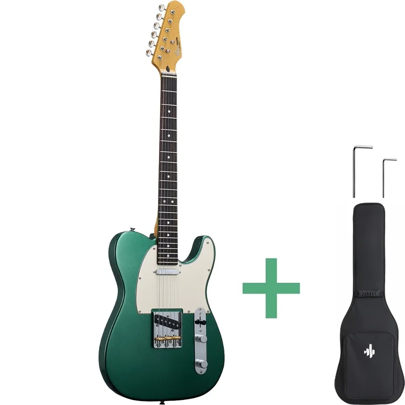 Donner DTL-600 elgitarr green metallic