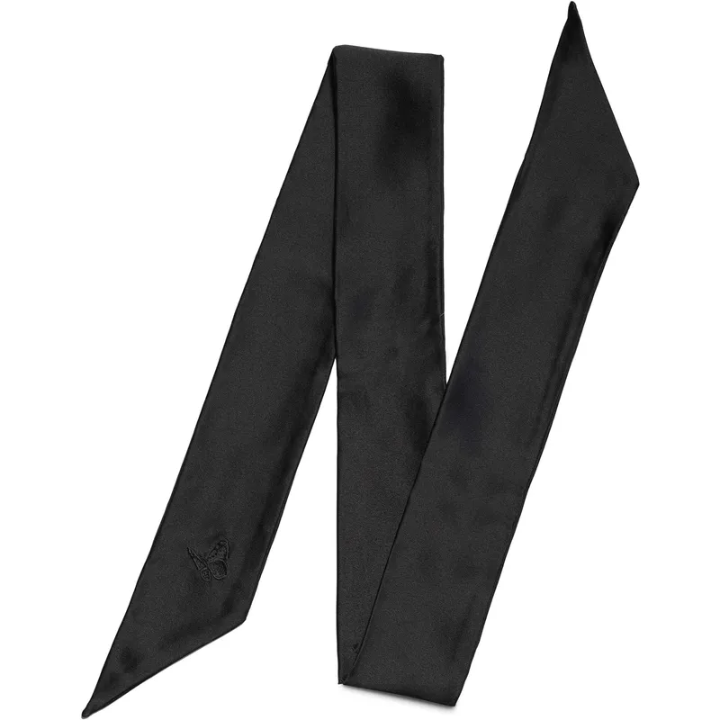 Amelie Soie Secrets de beauté Silk Scarf Black