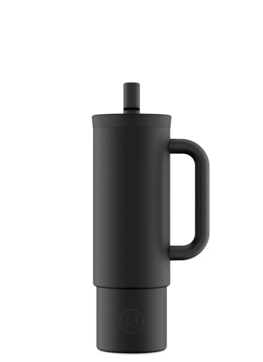 24Bottles - Straw Cup - Tuxedo Black - 800 ml