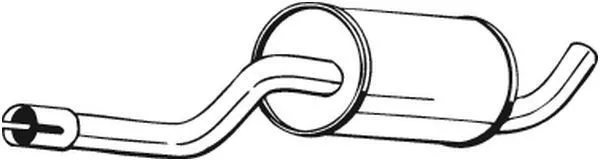 Mittenljuddämpare BOSAL 235-017
