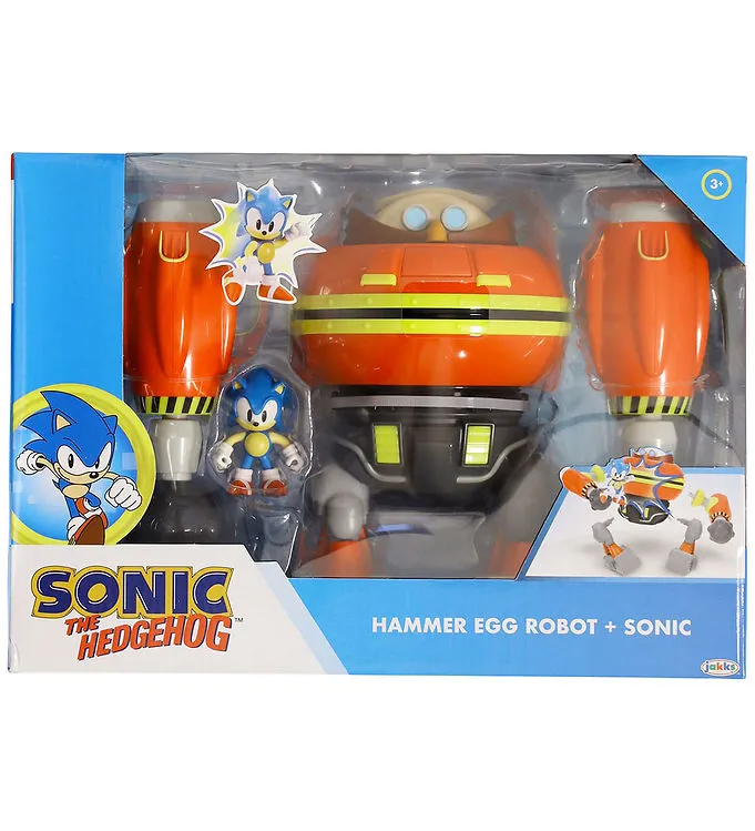 Sonic The Hedgehog Lekset med Egg Hammer Robot