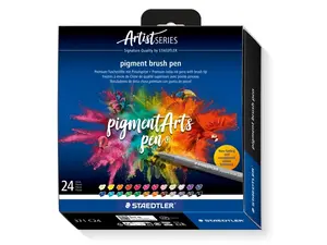 Brush Pen Pigment 24-pack Staedtler