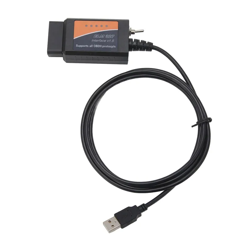 OBD2 USB-adapter för ELM327 kodläsare skanner diagnostikkabel för FORScan FoCCCus