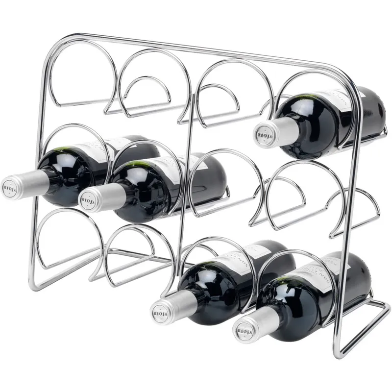 Hahn kitchenware Vinställ krom 12 Flaskor