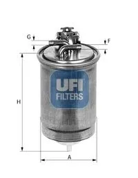Bränslefilter UFI 24.404.00