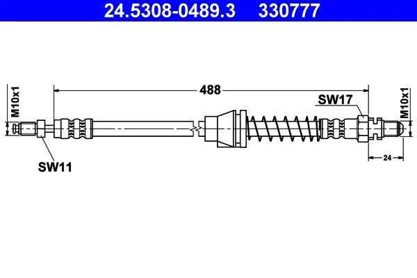 Bromsslang ATE 24.5308-0489.3