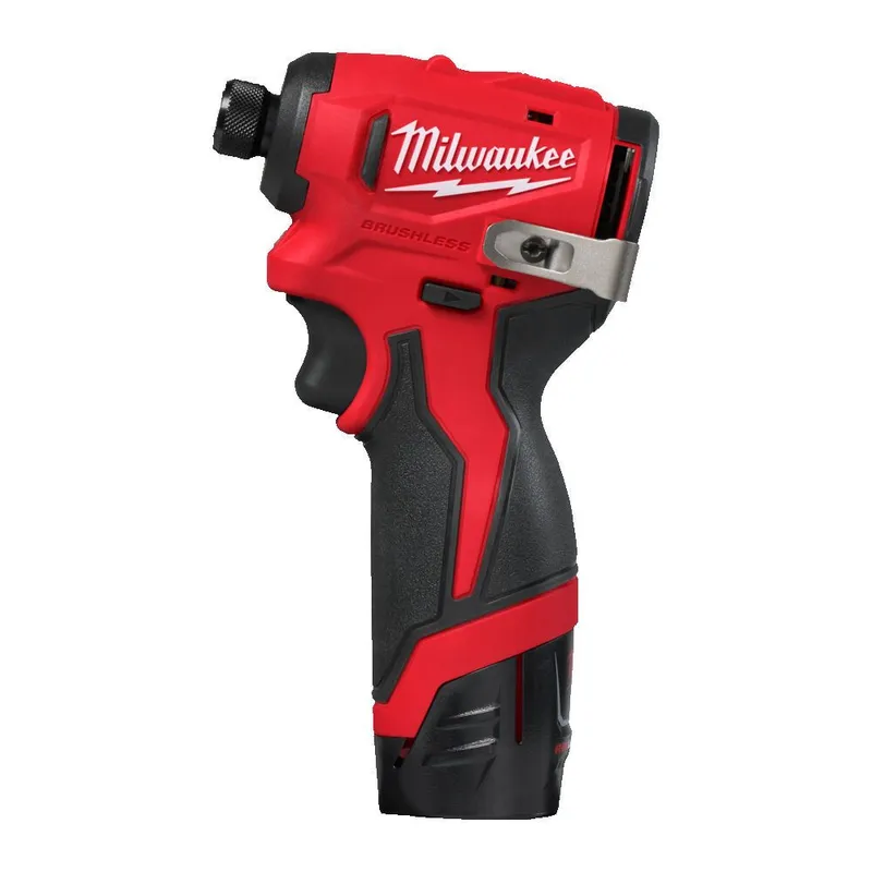 Milwaukee M12 BLIDRC-202C Slagskruvdragare med batteri och laddare