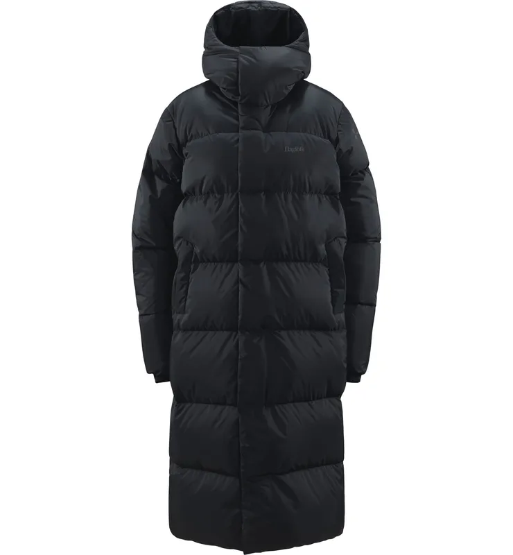 Haglöfs Long Down II Parka Women True Black – XXL