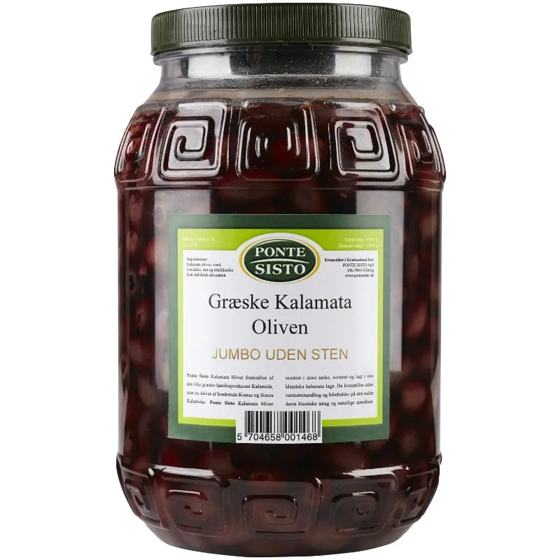 Ponte Sisto Kalamataoliver urkärnade jumbo 1,9 kg