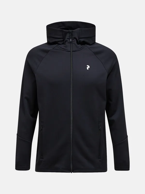 Peak Performance Men’s Rider Essentials Zip Hood Blue Shadow/Blue Shadow