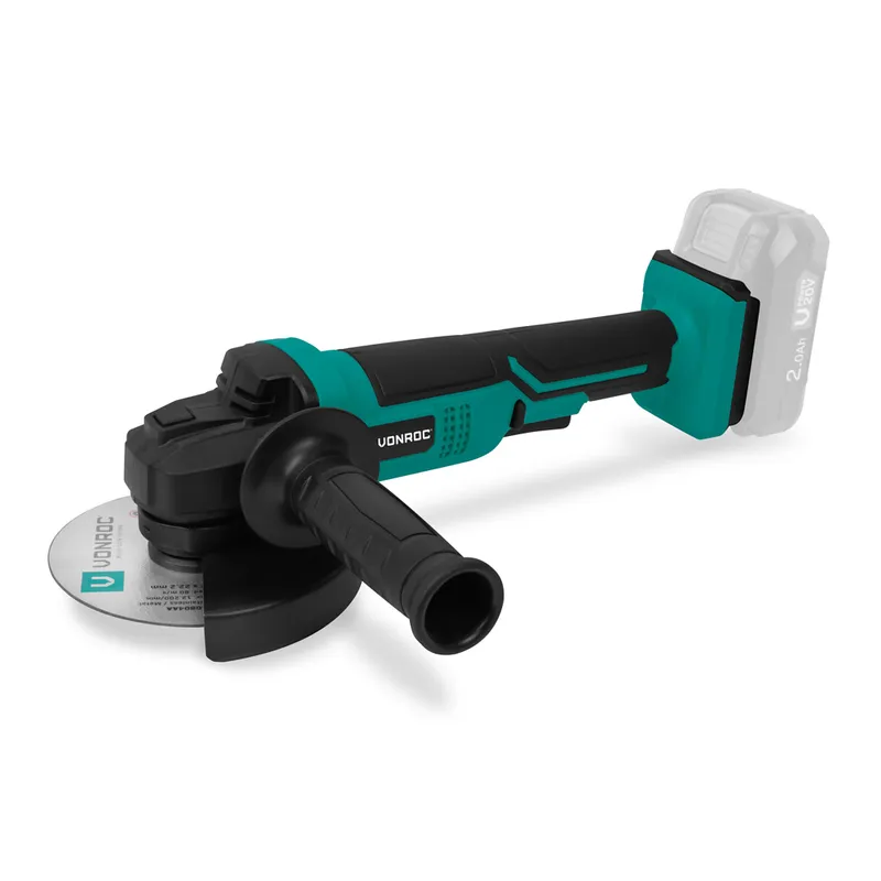Batteridriven vinkelslip – Ø125mm | Exkl. Batteri och snabbladdare