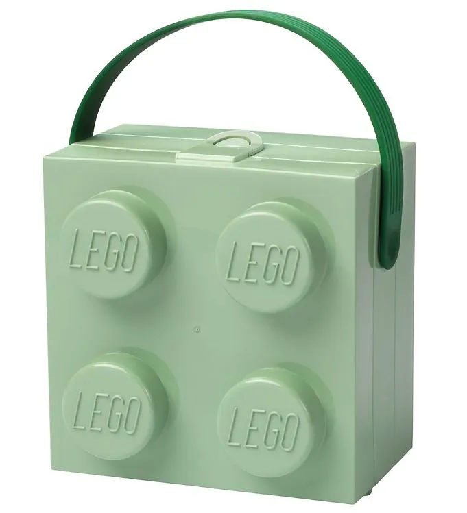 LEGO® Storage Matlåda - 4 Knoppar - 2,8 L - Sand Green