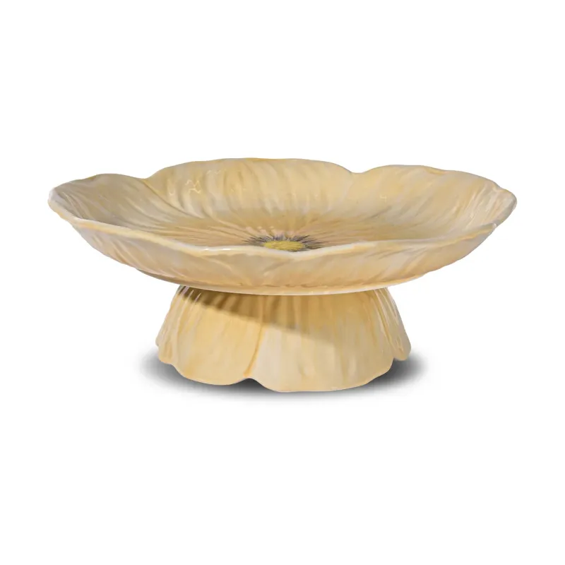 Byon Poppy kakfat på fot 26 cm, beige