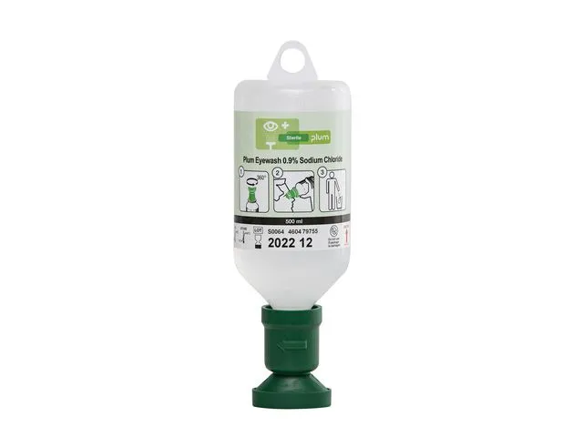 Wound and Eyewash PLUM 0,9% SodChl 500ml