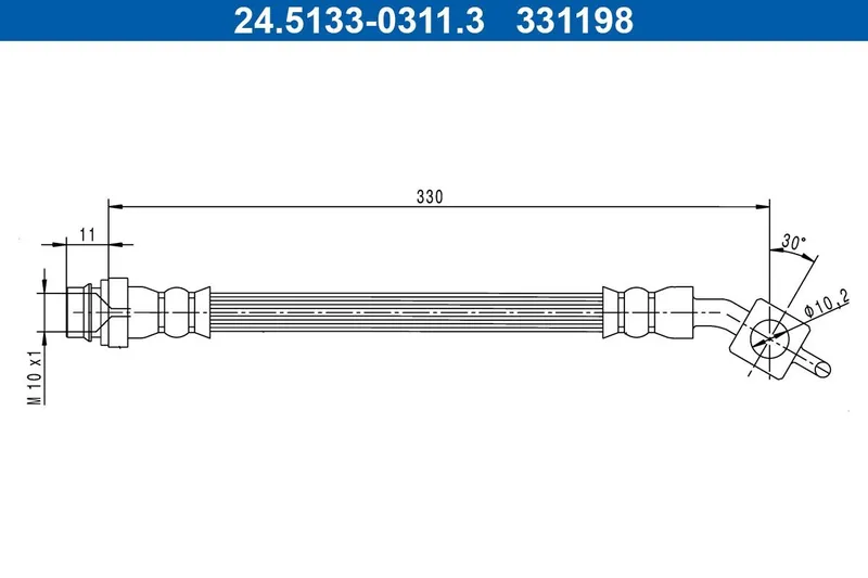 Bromsslang ATE 24.5133-0311.3