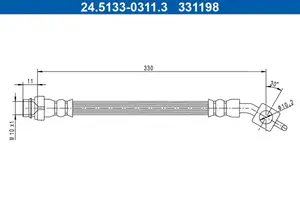 Bromsslang ATE 24.5133-0311.3