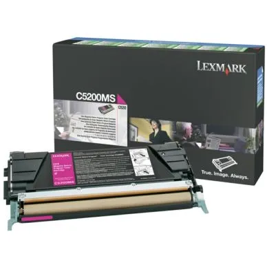 Lexmark C5200MS Tonerkassett magenta 1.500 sidor return