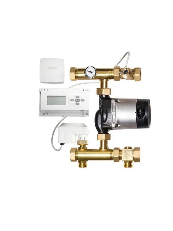 Roth floor heating shunt with weather compensator