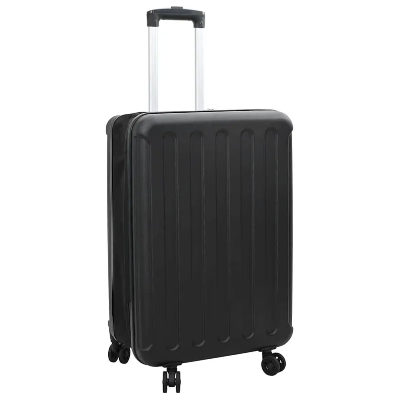 vidaXL Resväska med lås Svart 34 x 23 x 55.5 cm ABS Plast