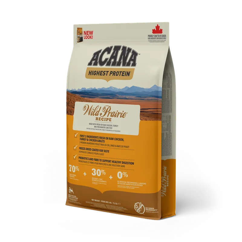 Wild Prairie Recipe Torrfoder för hund 6kg
