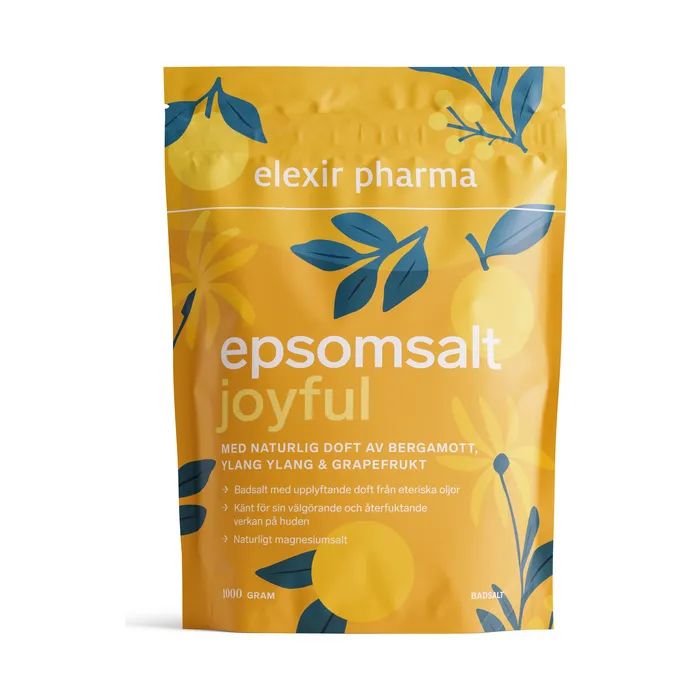 Elexir Pharma Epsomsalt med doft, 1000 g, Joyful